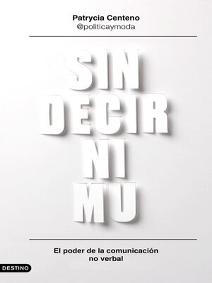 cover image of Sin decir ni mu